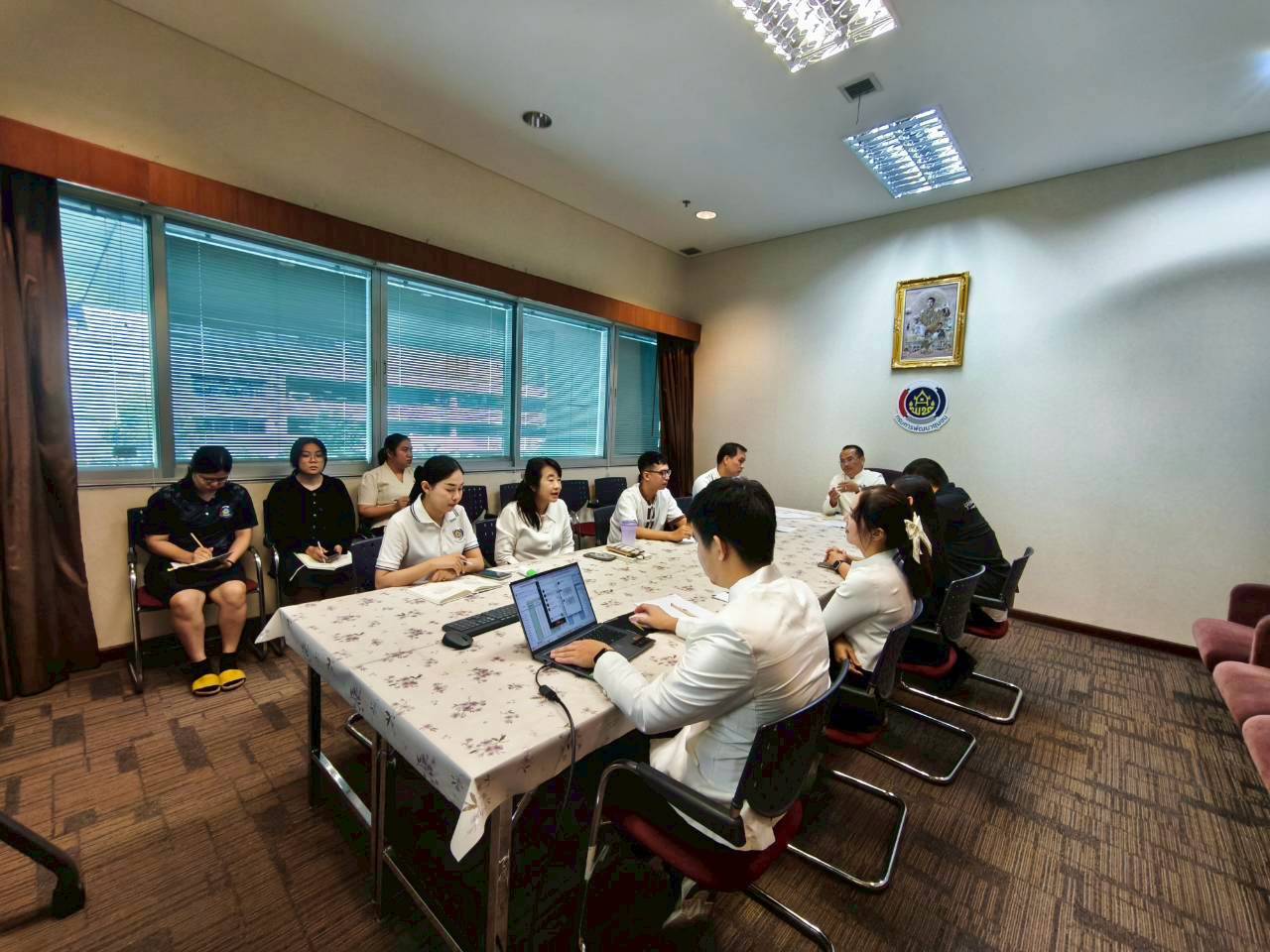 สำนักพัฒนาทุนและองค์กรการเงินชุมชน โดยคณะทำงานมิติที่ 5 นวัตกรรมในการสร้างความโปร่งใส ประชุมขับเคลื่อนการดำเนินงานพัฒนาชุมชนใสสะอาด ประจำปี 2569