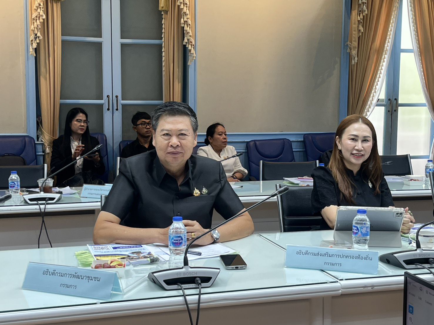 สำนักพัฒนาทุนและองค์กรการเงินชุมชน ร่วมประชุมศูนย์อำนวยการป้องกันและปราบปรามยาเสพติดกระทรวงมหาดไทย (ศอ.ปส.มท.) ครั้งที่ 1/2569